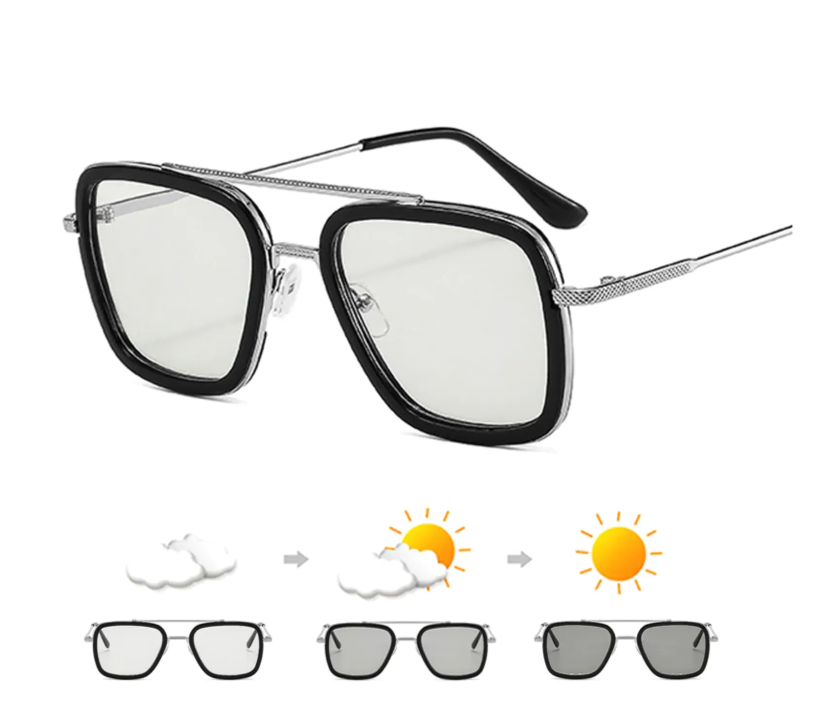 Lentes Blue Light Blocking para Computadora Fotocromáticos Protección Solar UV400