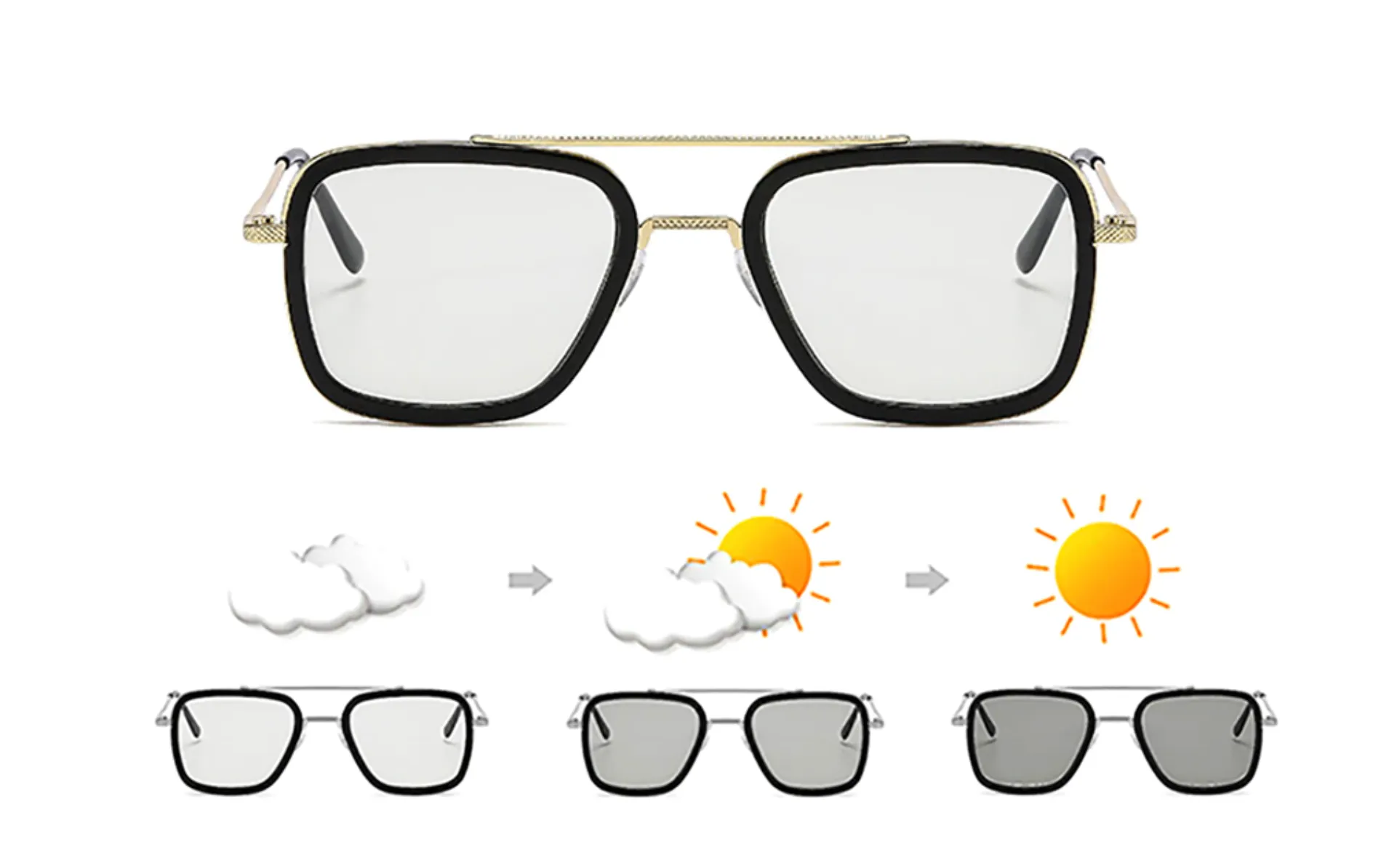 Lentes Blue Light Blocking para Computadora Fotocromáticos Protección Solar UV400