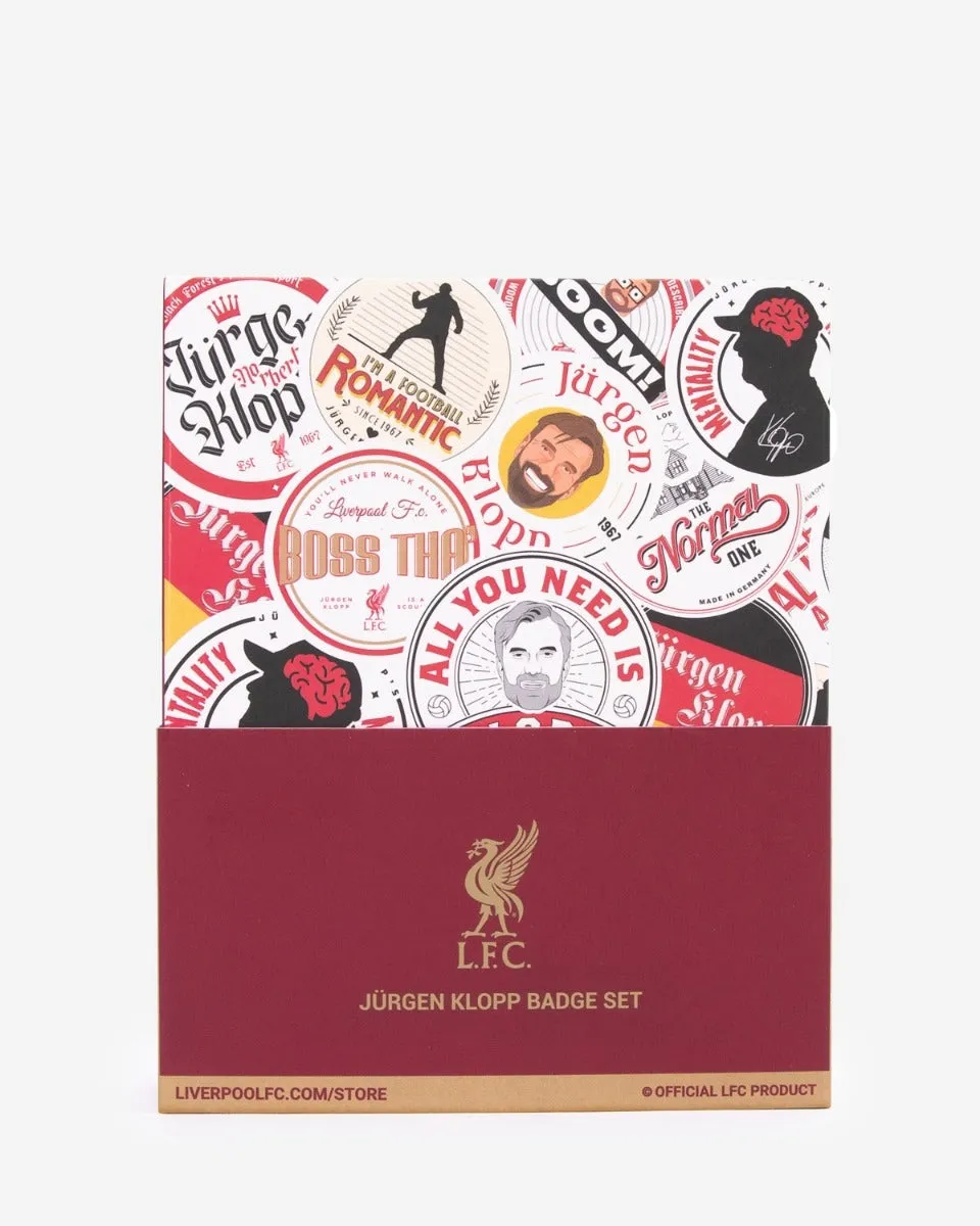 LFC Jürgen Klopp Limited Edition Badge Set