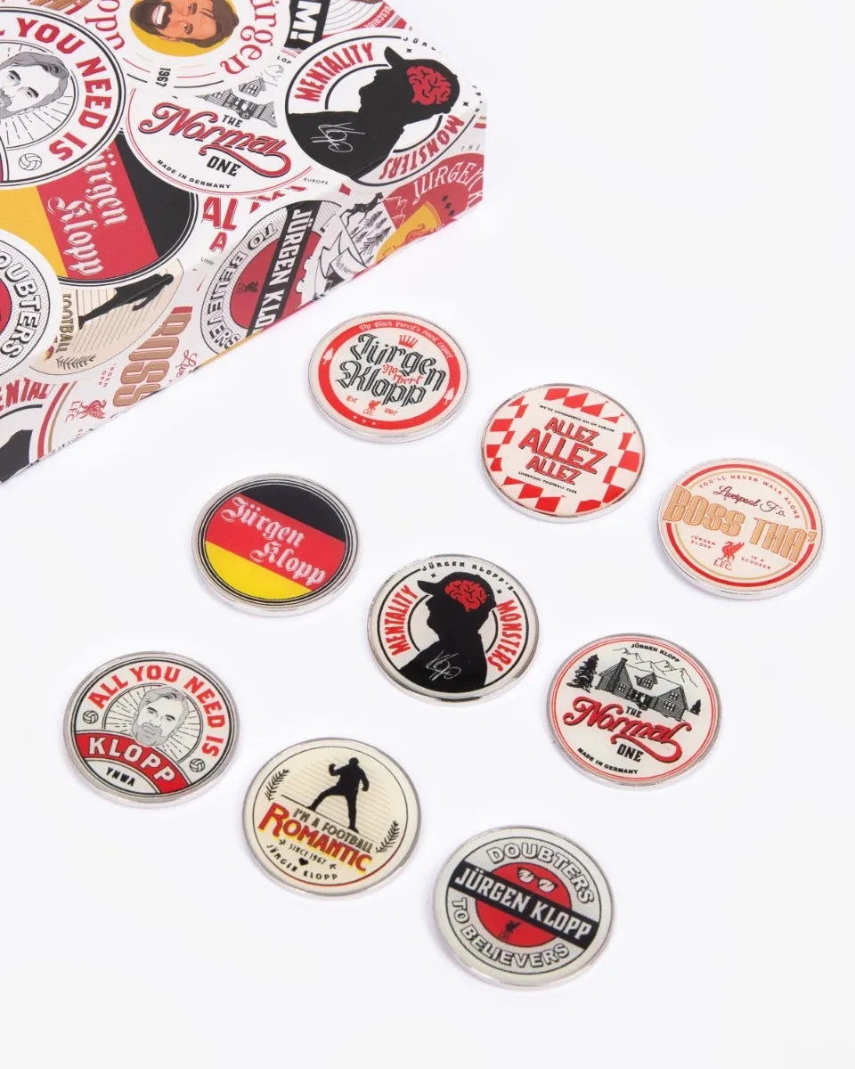 LFC Jürgen Klopp Limited Edition Badge Set