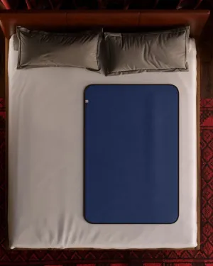 Liberator Fascinator Throw Travel Sized Velvety Sex Blanket - Blue