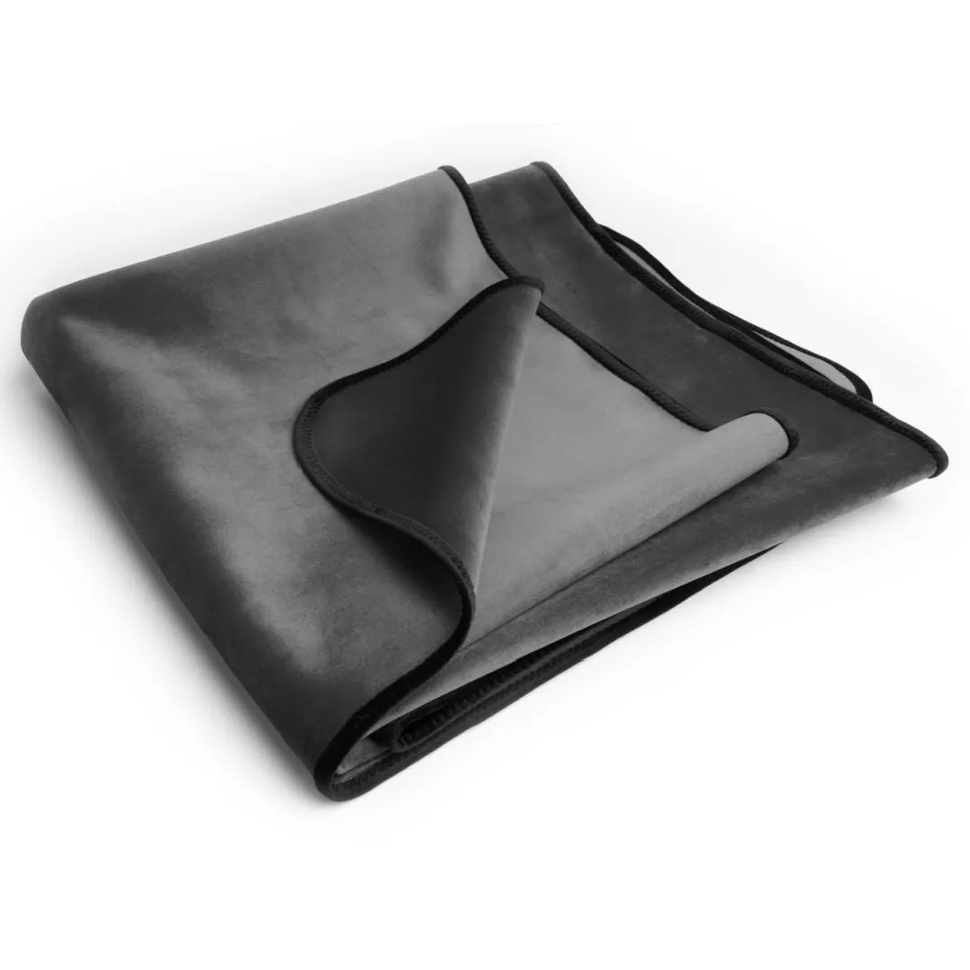 Liberator Fascinator Throw Travel Sized Velvety Sex Blanket - Grey