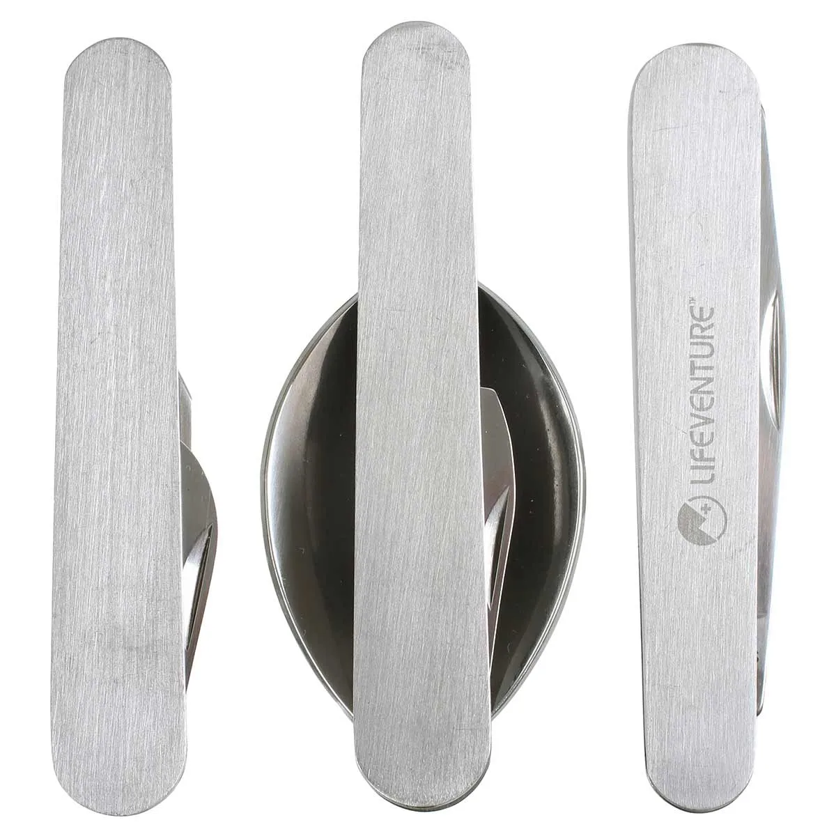 Lifeventure Stainless Steel Folding Cutlery Set