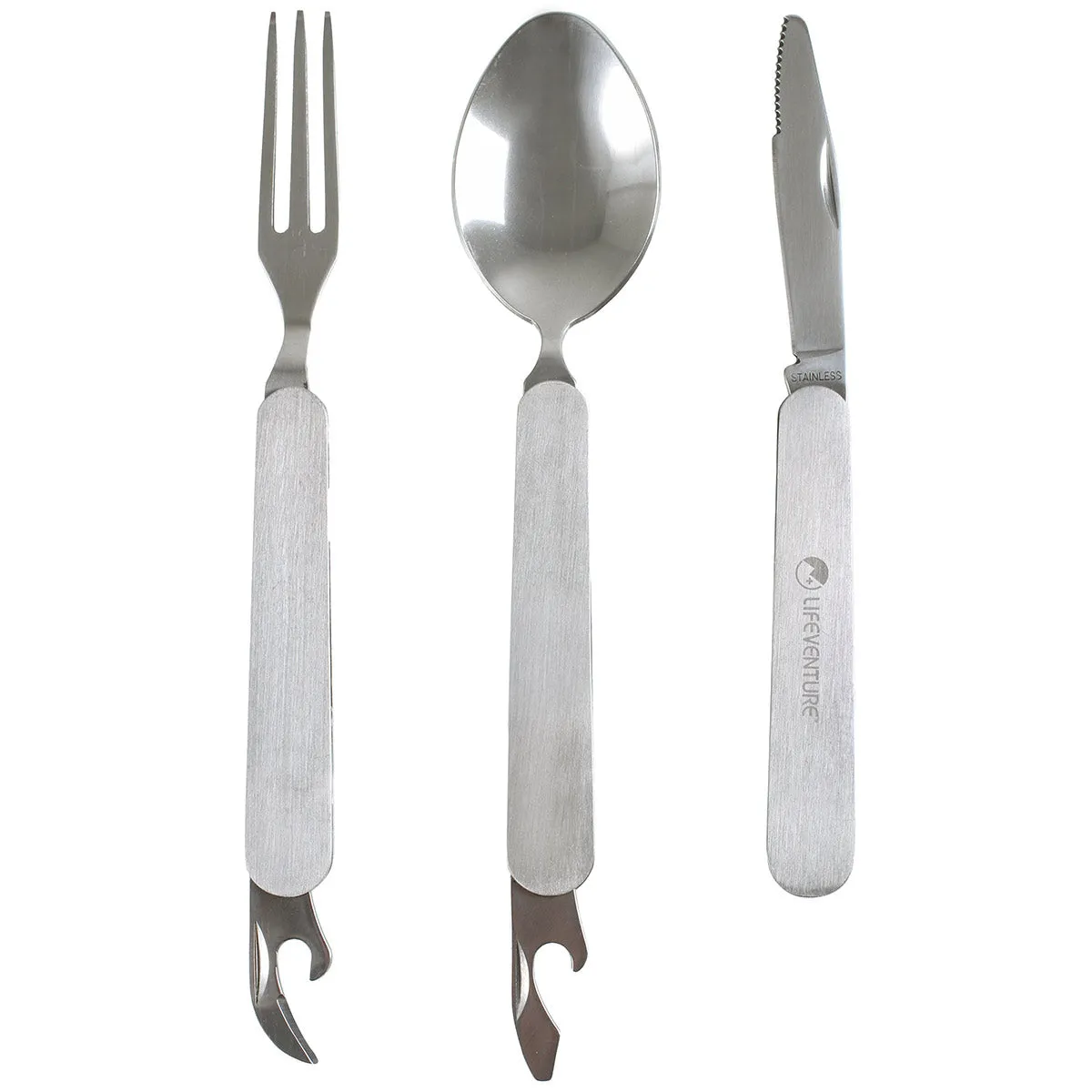 Lifeventure Stainless Steel Folding Cutlery Set
