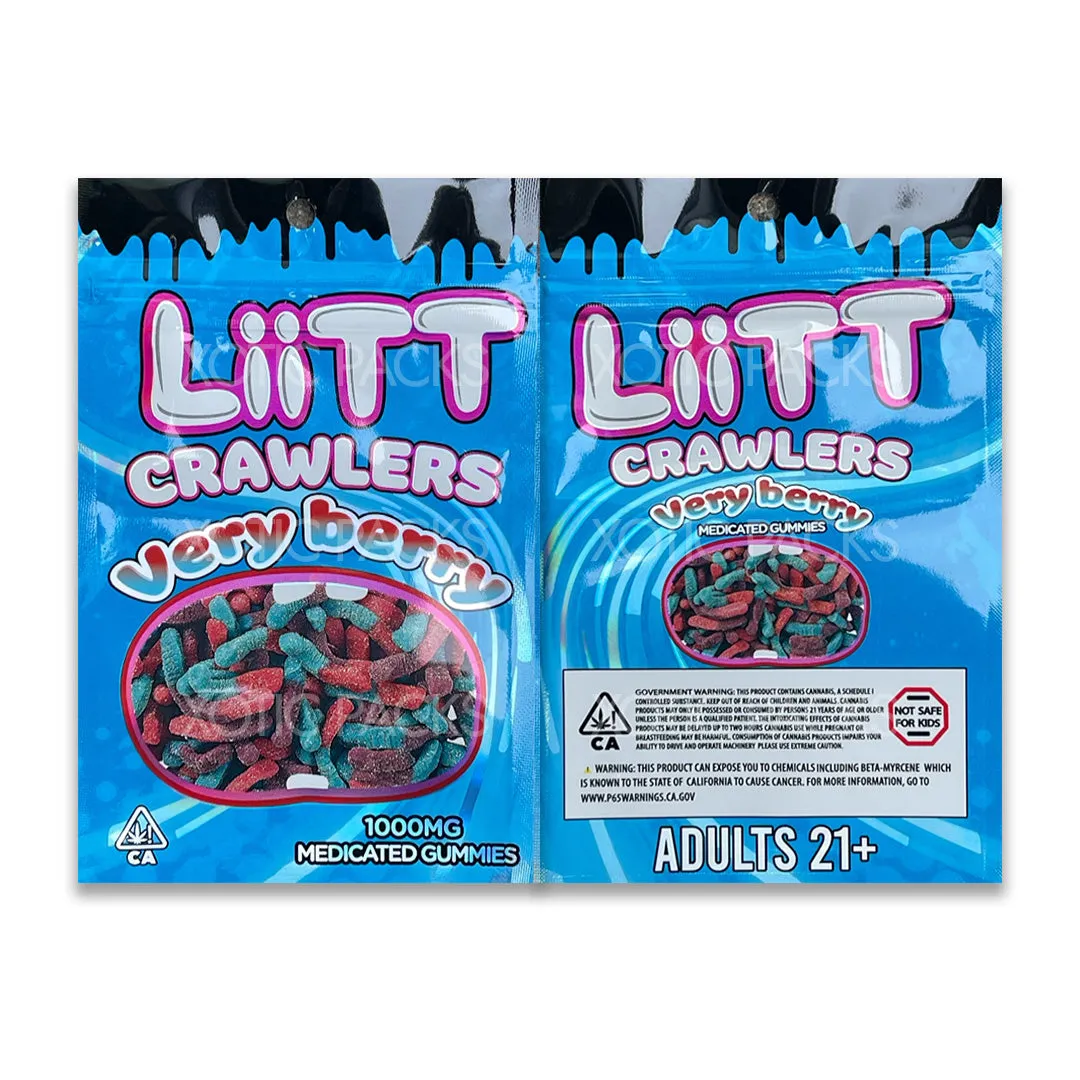 Liit Exotics Very Berry Mylar Bag 1000 MG