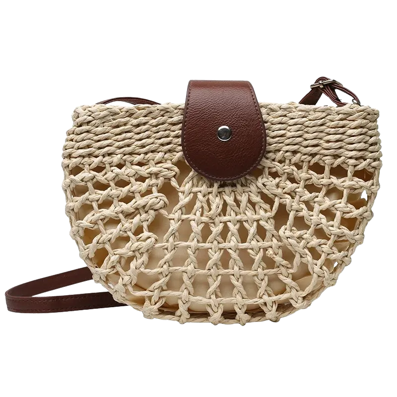 Lina – Chic Straw Women’s Handbag