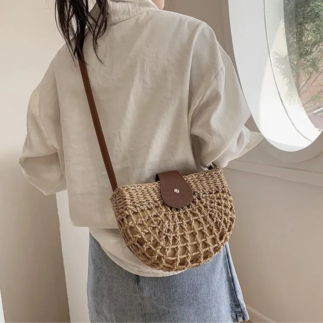 Lina – Chic Straw Women’s Handbag