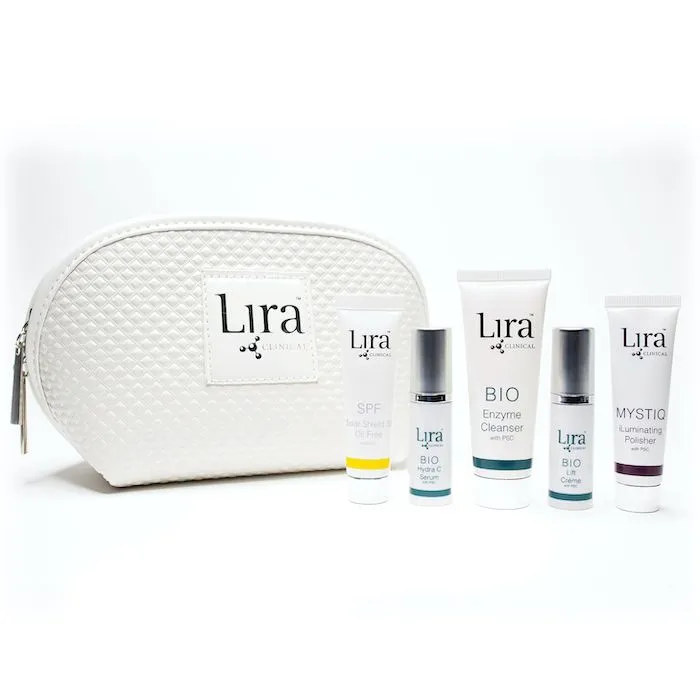 Lira Clinical White Travel Cosmetic Bag