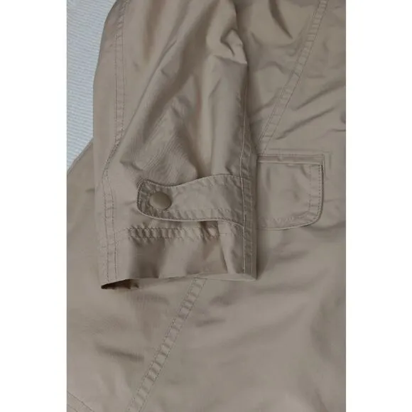 L.L.Bean Tan Lghtwt Jacket L Petite 14/16