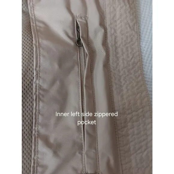 L.L.Bean Tan Lghtwt Jacket L Petite 14/16