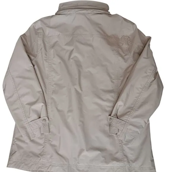 L.L.Bean Tan Lghtwt Jacket L Petite 14/16
