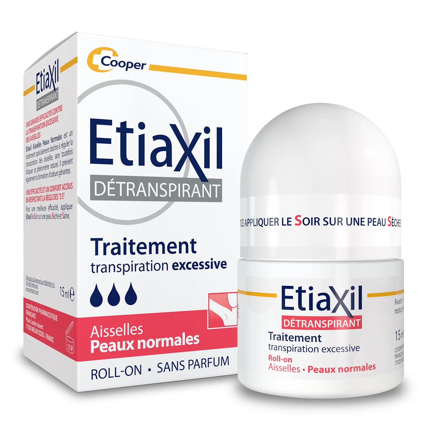 Lăn Khử Mùi Etiaxil Detranspirant Traitement Roll-On 15ml