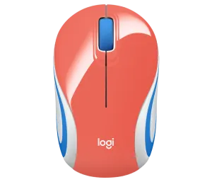 Logitech M187 Mouse Inalambrico, Color Coral