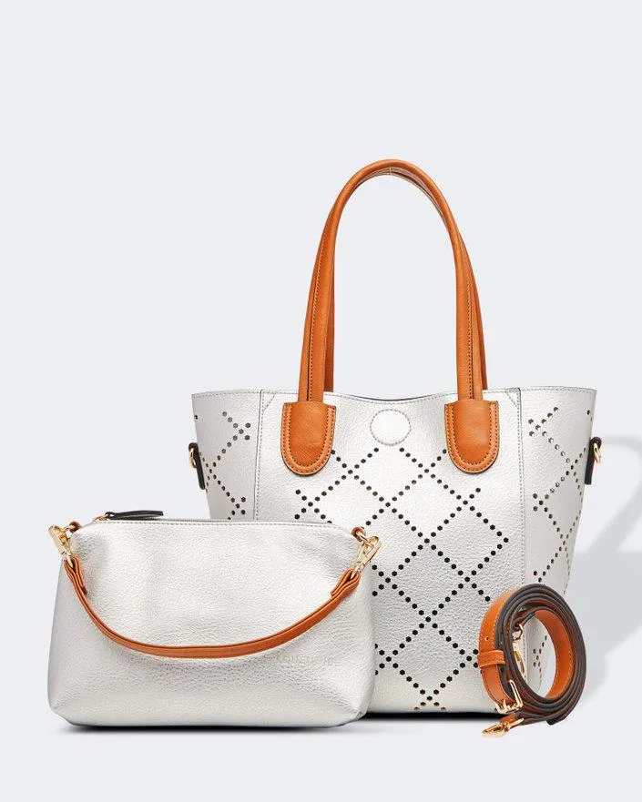 LOUENHIDE Baby Bermuda Bag - Silver