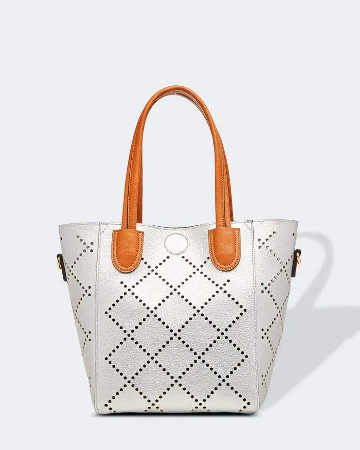 LOUENHIDE Baby Bermuda Bag - Silver