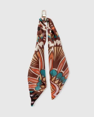 LOUENHIDE Kiki Bag Scarf - Coffee