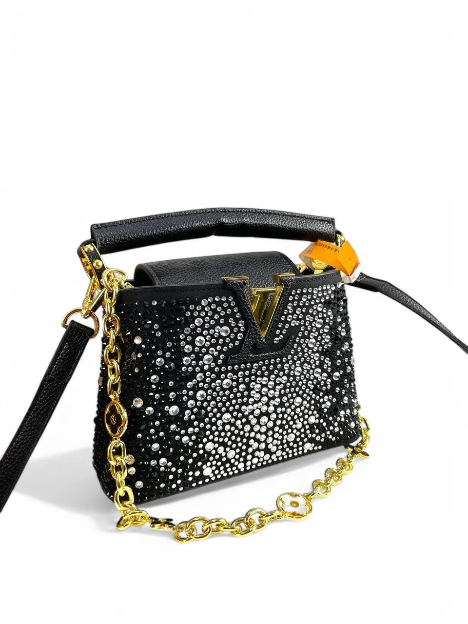 Louis Vuitton C’apucines BB & Mini – Black with Crystal Gradient Embellishments