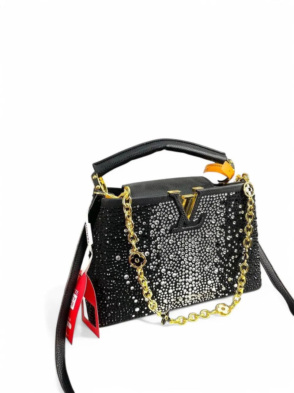 Louis Vuitton C’apucines BB & Mini – Black with Crystal Gradient Embellishments