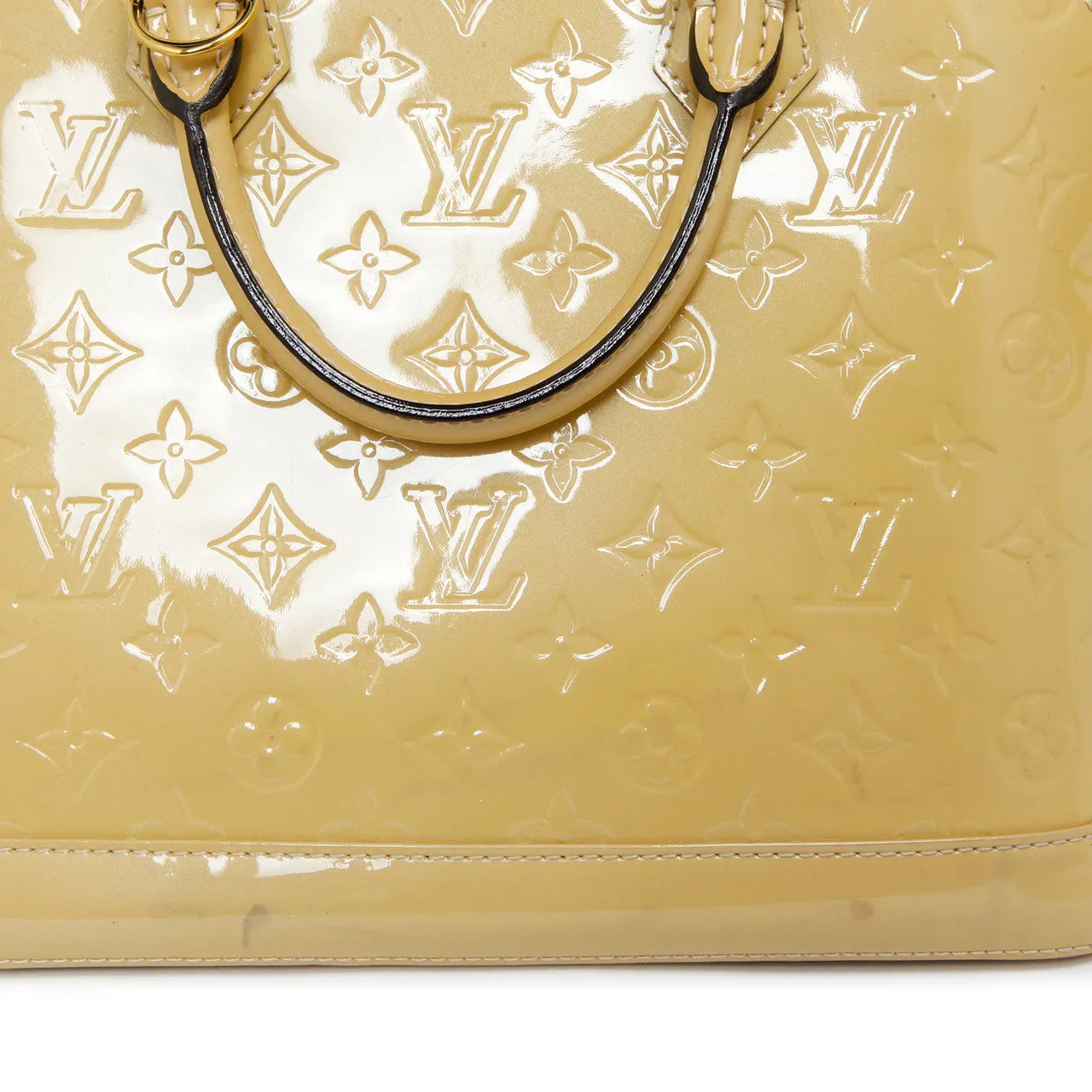 Louis Vuitton Citrine Vernis Alma PM