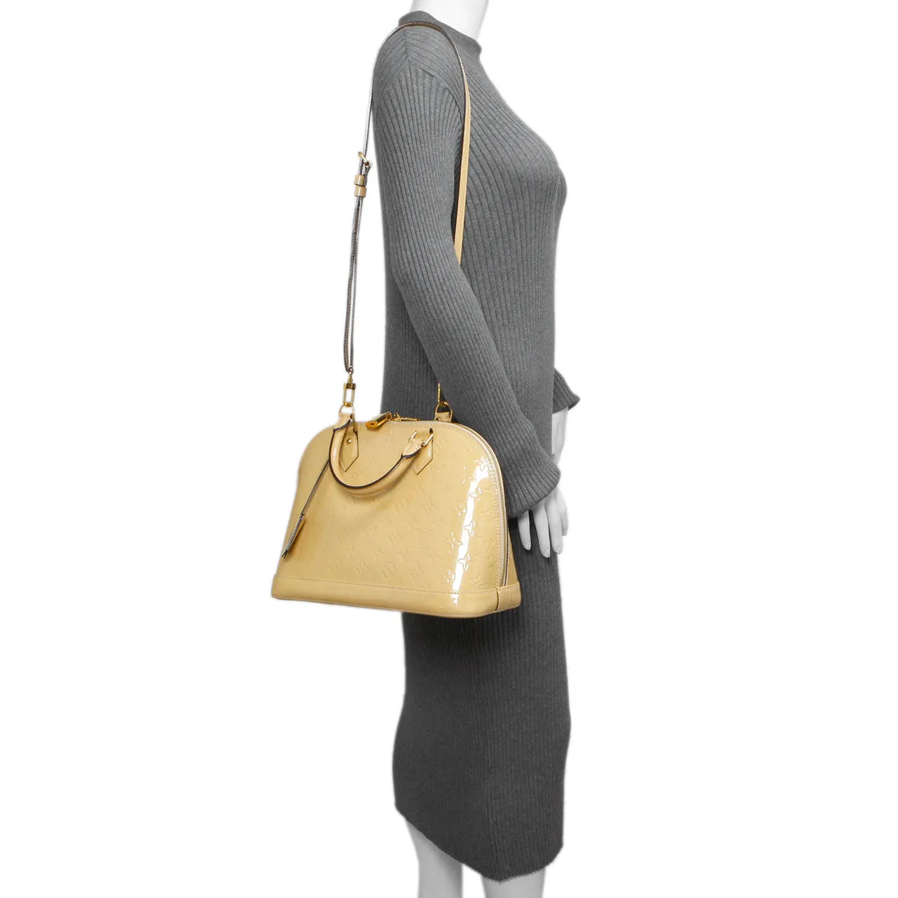 Louis Vuitton Citrine Vernis Alma PM