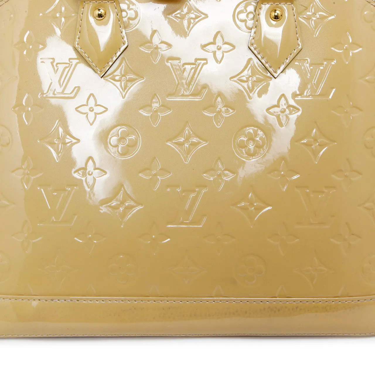 Louis Vuitton Citrine Vernis Alma PM