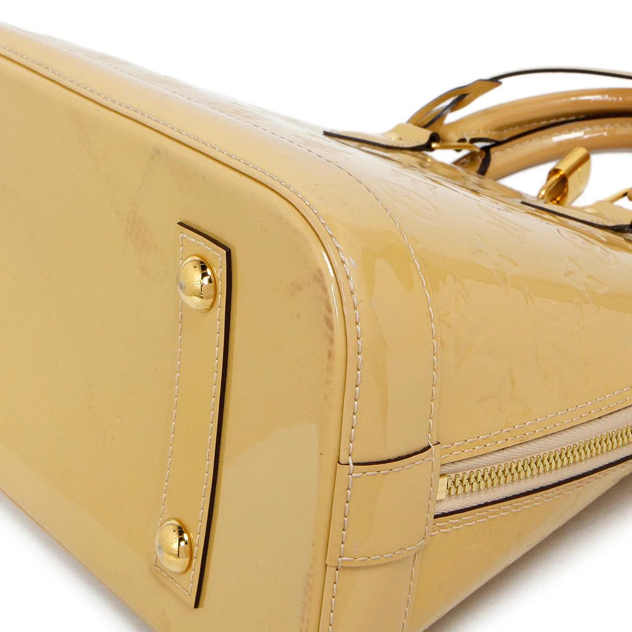 Louis Vuitton Citrine Vernis Alma PM