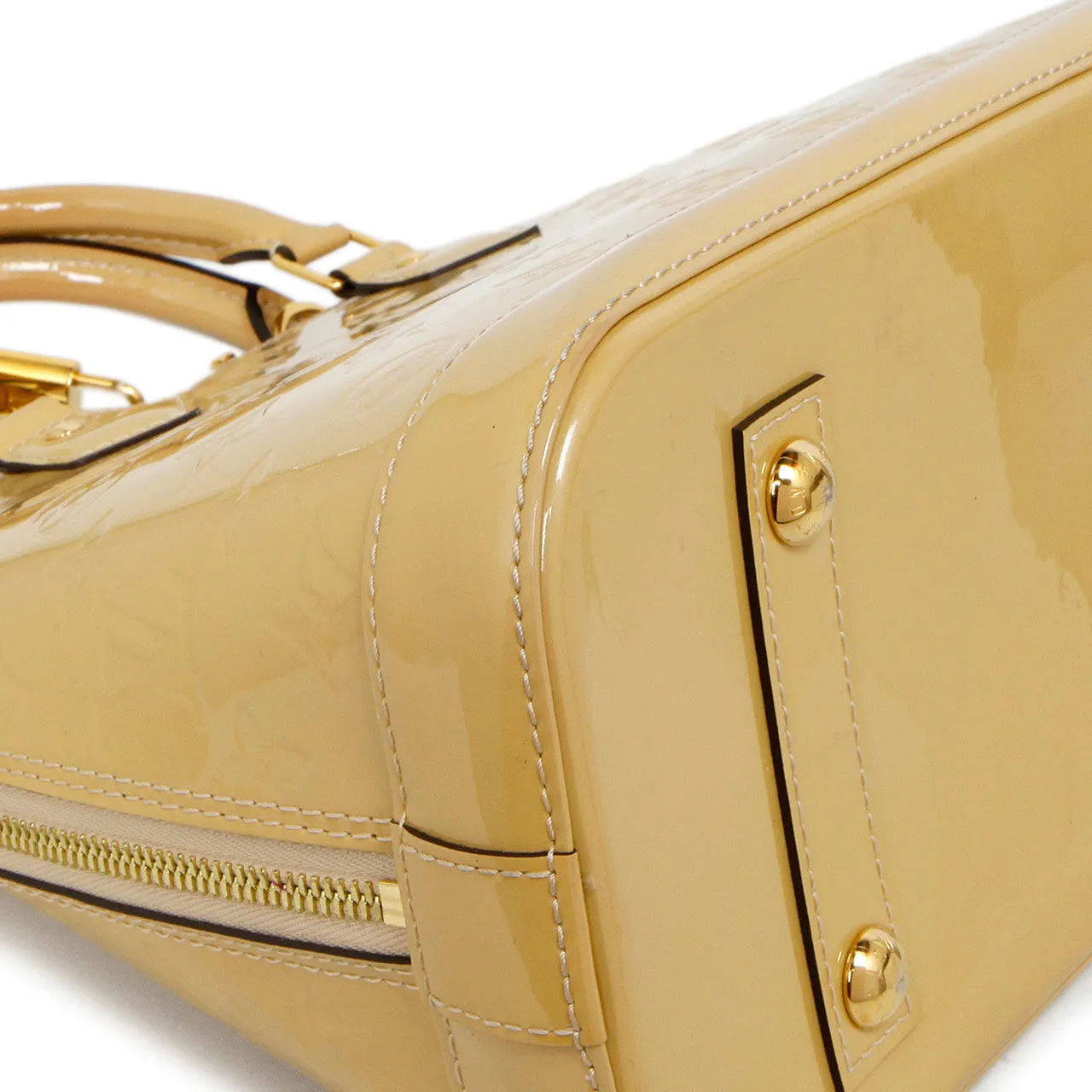 Louis Vuitton Citrine Vernis Alma PM