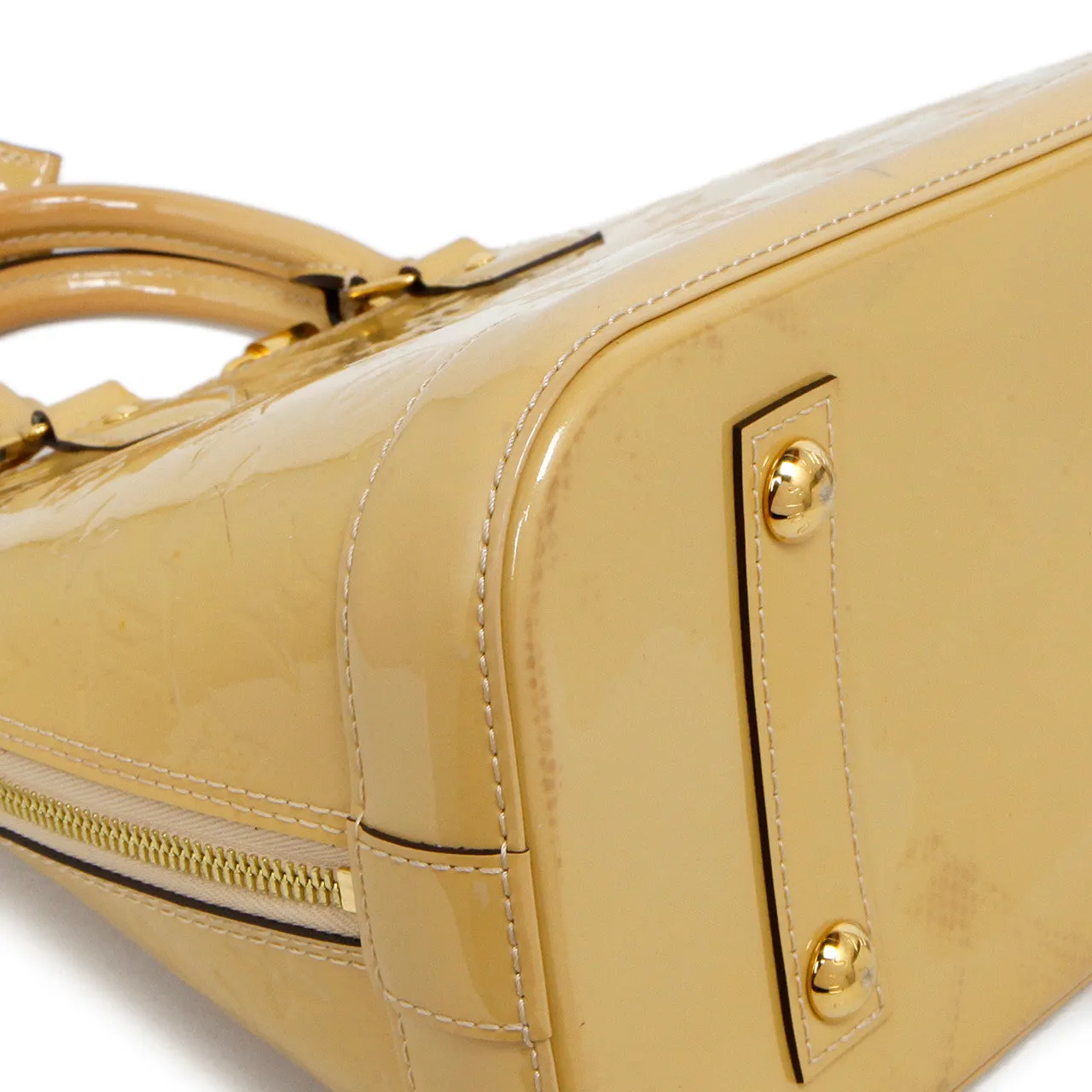 Louis Vuitton Citrine Vernis Alma PM