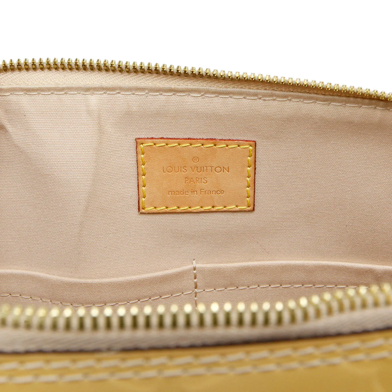 Louis Vuitton Citrine Vernis Alma PM