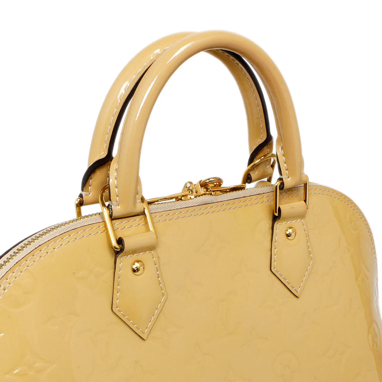 Louis Vuitton Citrine Vernis Alma PM