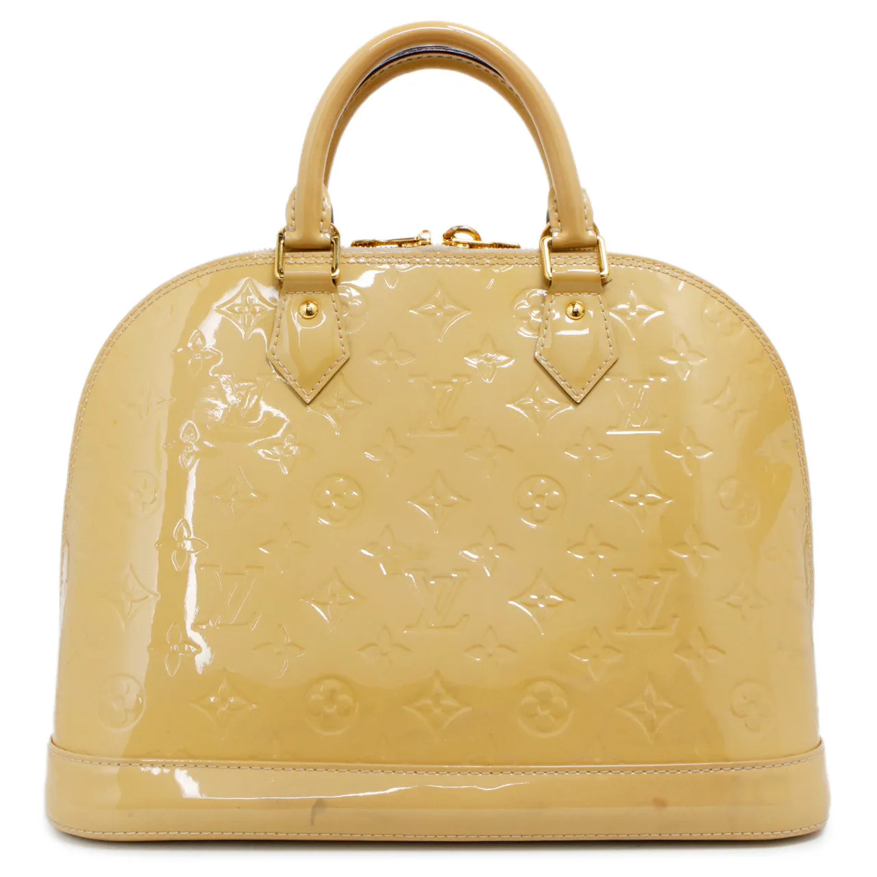 Louis Vuitton Citrine Vernis Alma PM