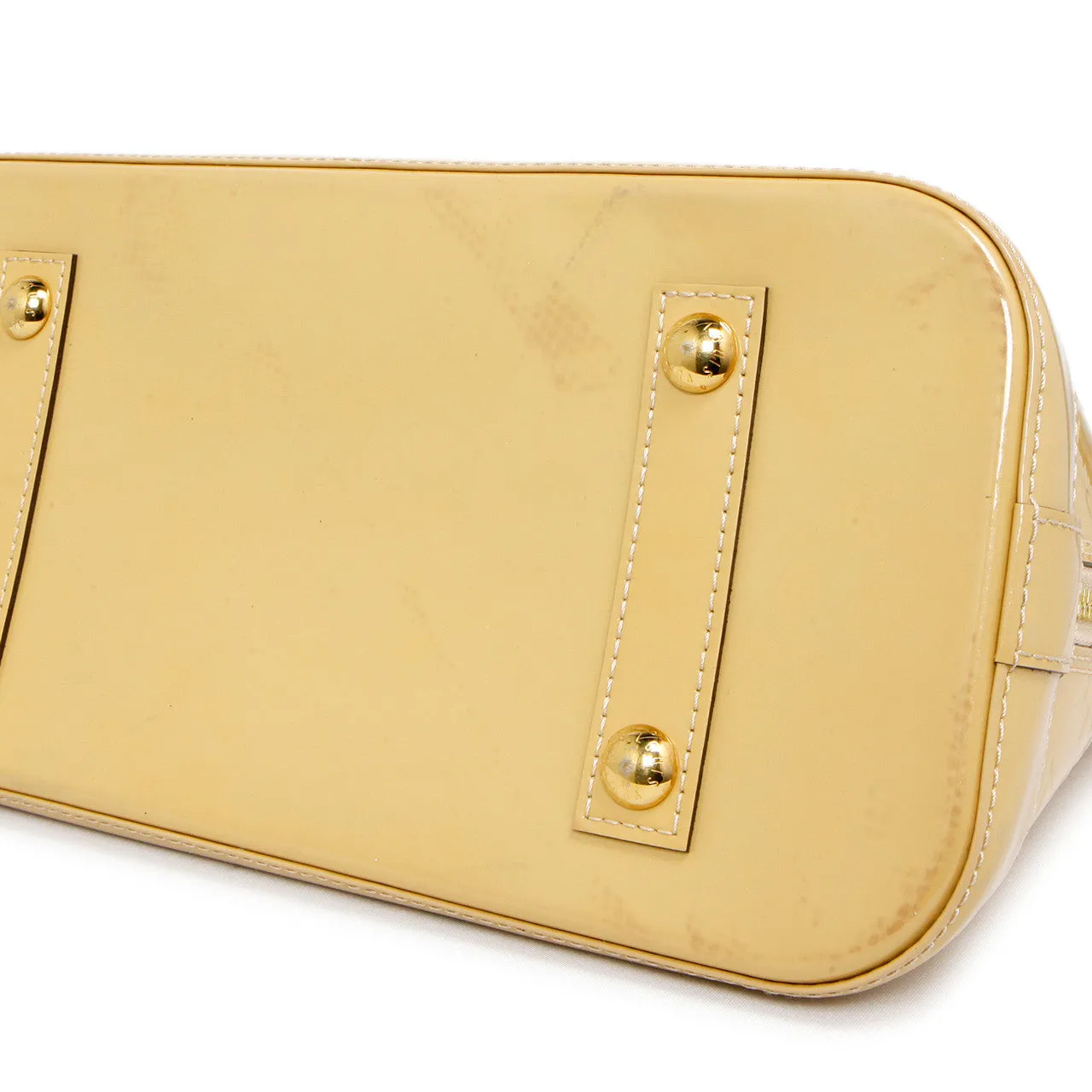 Louis Vuitton Citrine Vernis Alma PM
