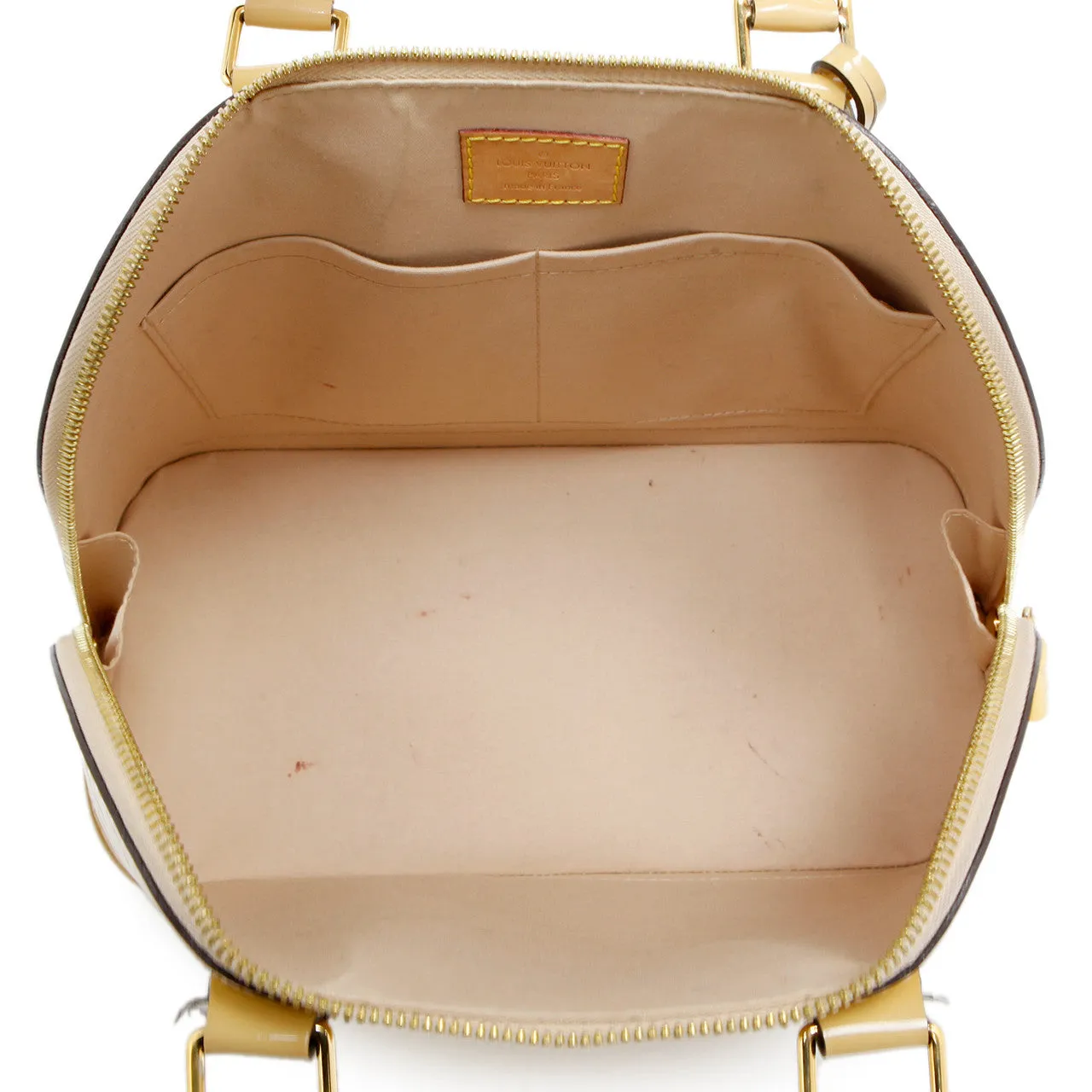 Louis Vuitton Citrine Vernis Alma PM