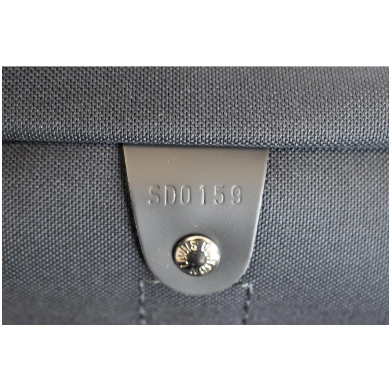 LOUIS VUITTON Keepall Bandouliere 55 Damier Graphite Travel Bag Black