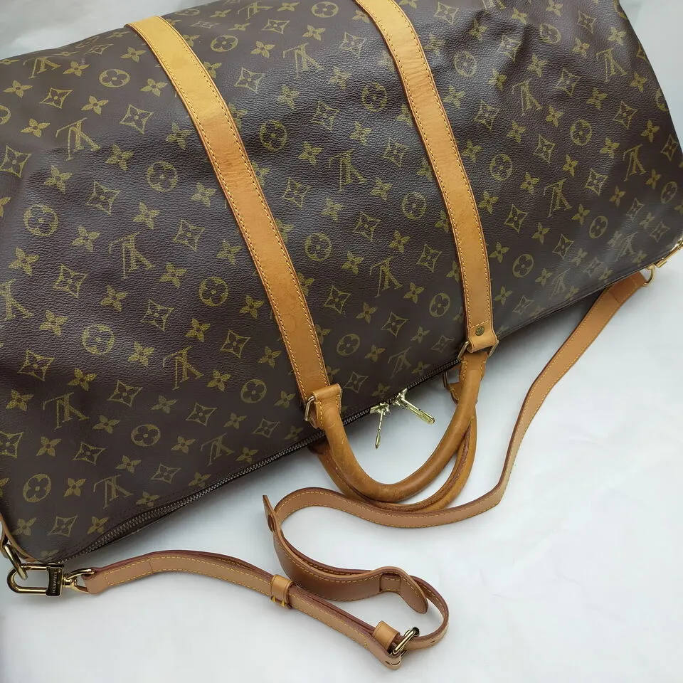 Louis Vuitton Keepall Bandouliere 60 Monogram Travel Bag #MN699