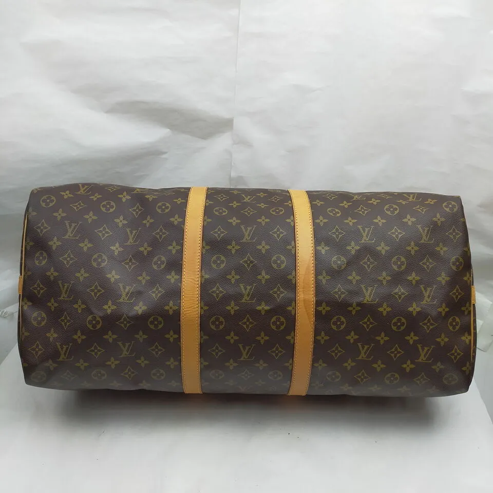 Louis Vuitton Keepall Bandouliere 60 Monogram Travel Bag #MN699