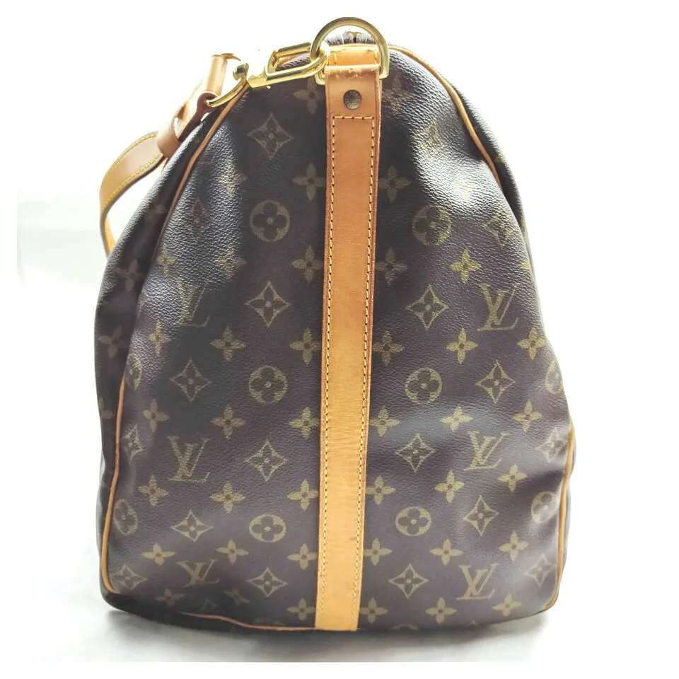 Louis Vuitton Keepall Bandouliere 60 Monogram Travel Bag #MN699