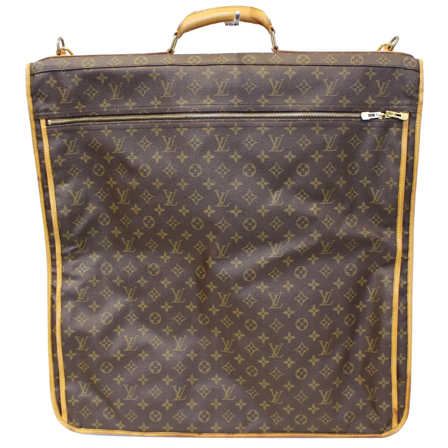 LOUIS VUITTON Monogram Canvas Garment Carrier Bag Brown