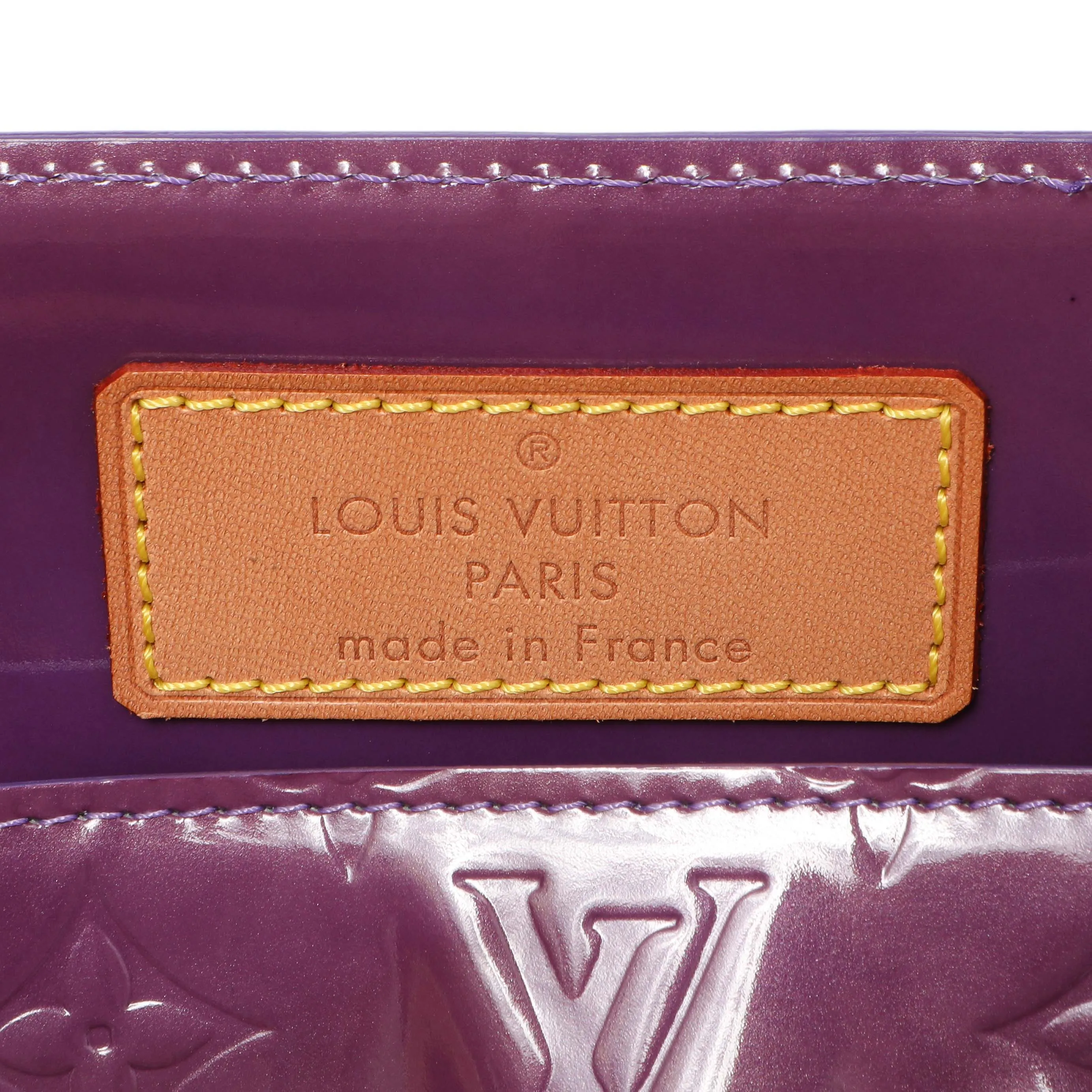 Louis Vuitton Purple Vernis Reade GM