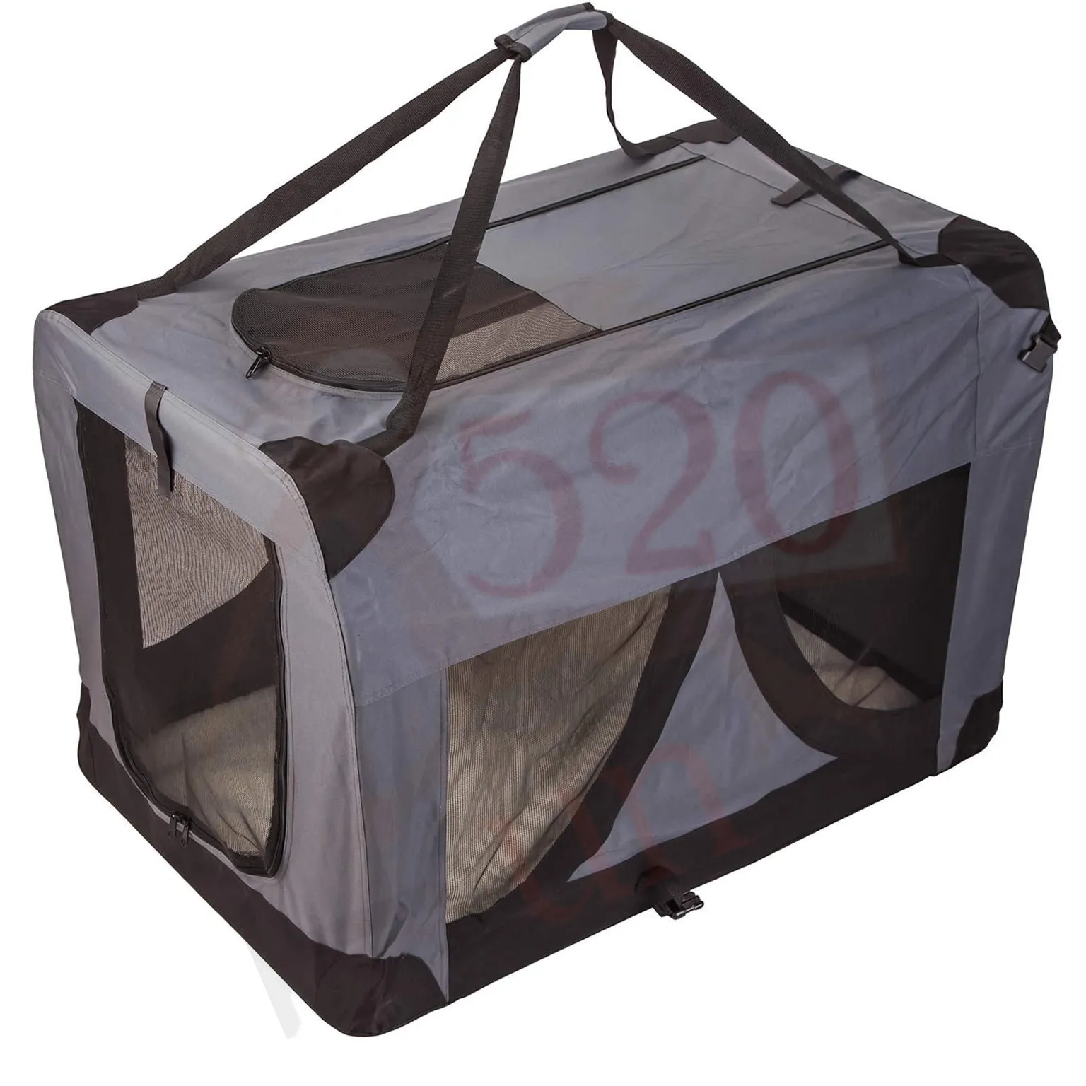 LOVEPET® Beige Dog Travel Cage Collapsible Dog Pet Soft Crate Travel *5 Sizes