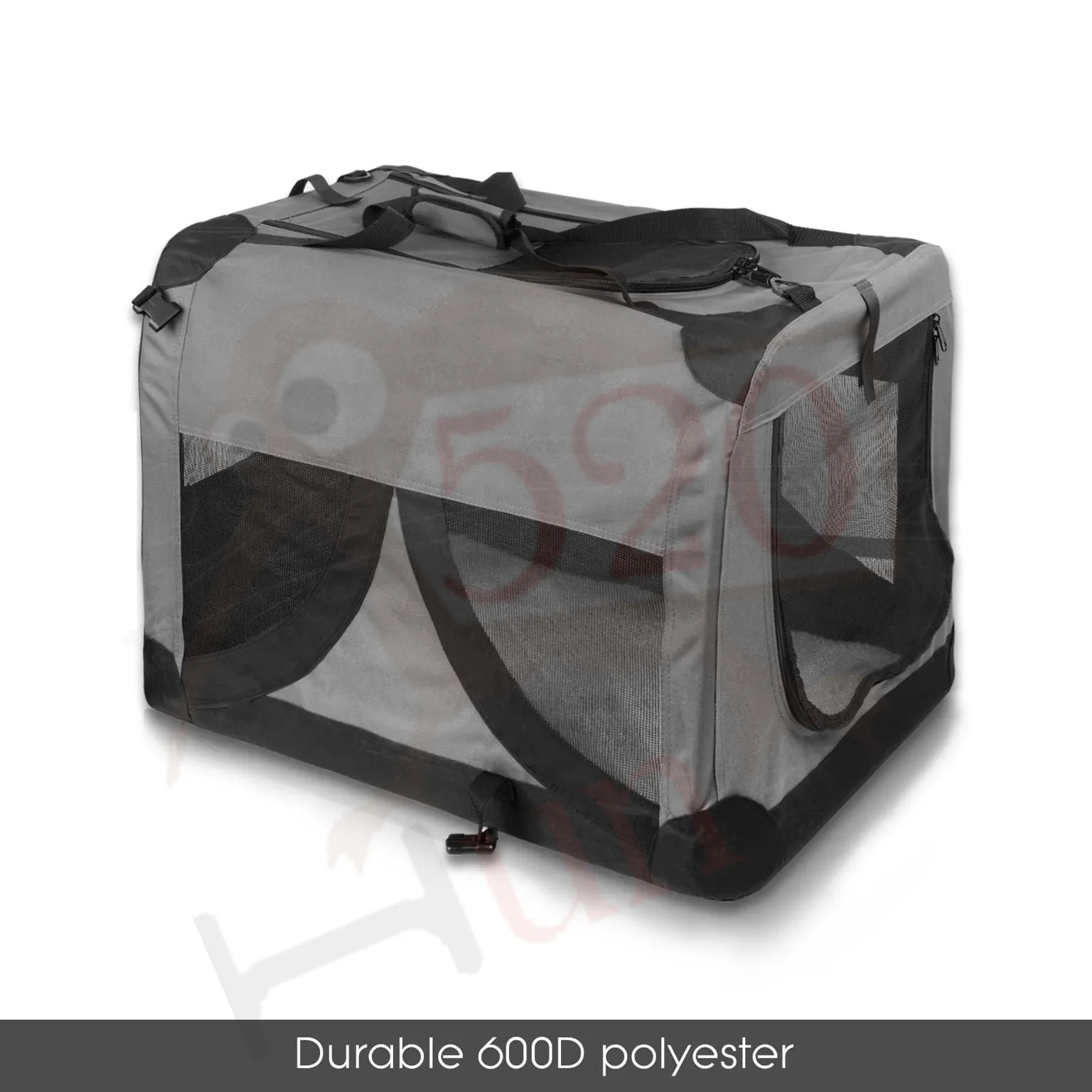 LOVEPET® Beige Dog Travel Cage Collapsible Dog Pet Soft Crate Travel *5 Sizes