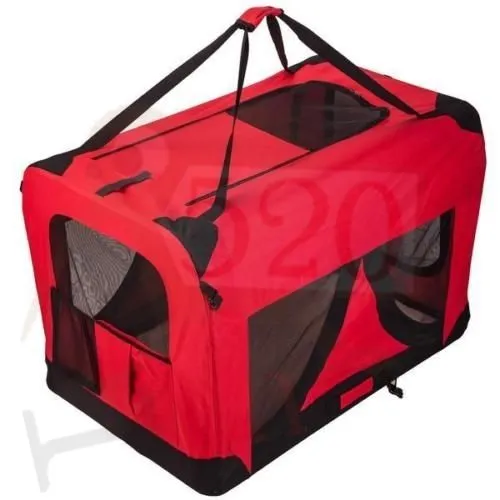 LOVEPET® Pink Dog Travel Cage Collapsible Dog Pet Soft Crate *S/M