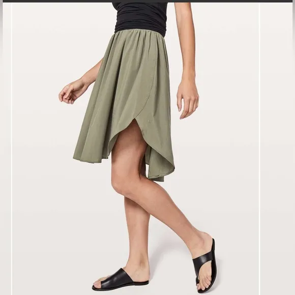 Lululemon The Everyday Skirt Swift Ultra Light fabric sweat wicking quic…