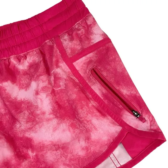 lululemon Tracker Short IV Tidal Trip Boom Neon Pink Sz 10