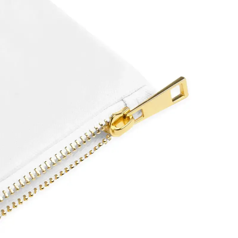 Luxe Gold Geometric Cosmetic Bag Must