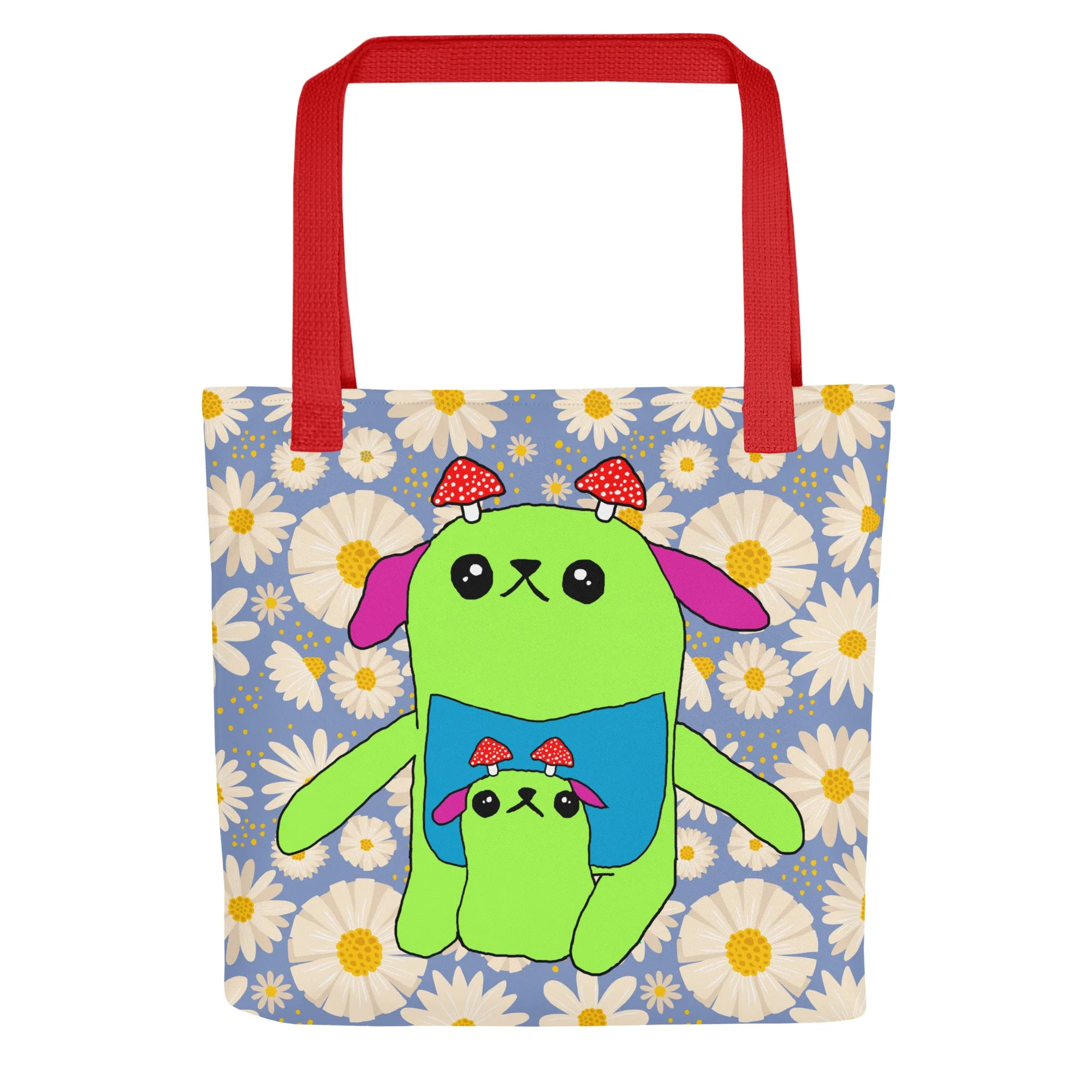 Ma-Mamushroom & Spud the Space Dogs Tote bag