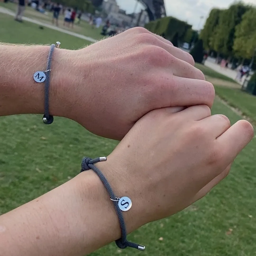 Magnetic Bracelets with Initials