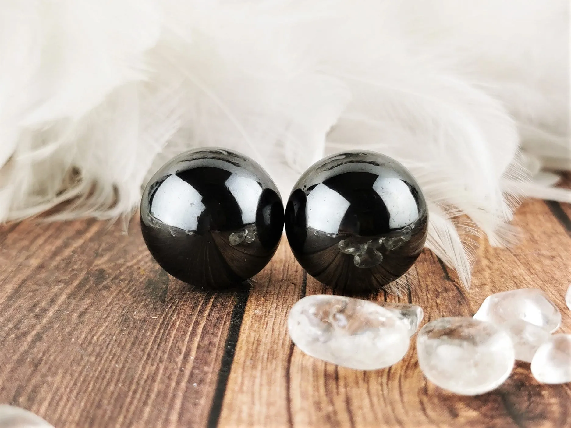 Magnetic Hematite Sphere Pairs
