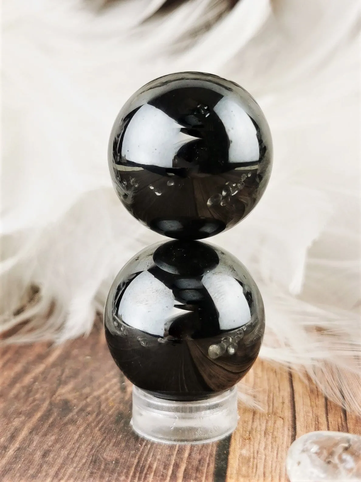 Magnetic Hematite Sphere Pairs