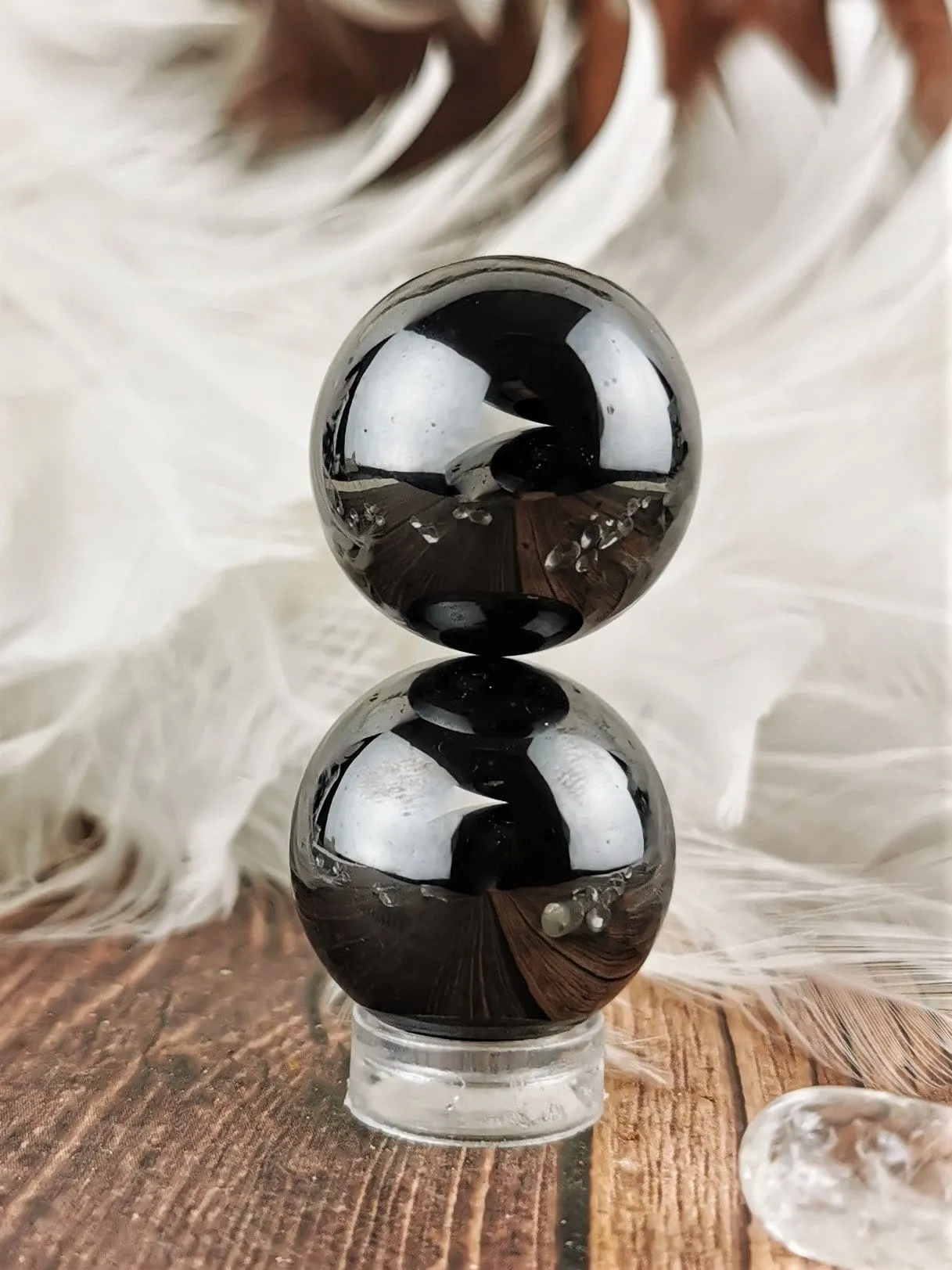Magnetic Hematite Sphere Pairs